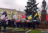 Акции протеста проходят в десятках городов Украины