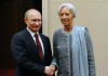 Путин обсудил с главой МВФ экономический кризис на Украине