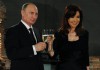 Путин проведет переговоры с Киршнер, ожидается подписание 20 договоров
