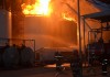 СМИ: на нефтебазе под Киевом снова начался пожар