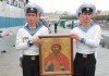 Моряки доставили на берега Невы икону Святого равноапостольного князя Владимира