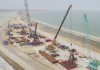 Началось возведение свайных фундаментов моста через Керченский пролив