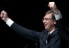 Вучич объявил о победе своей партии на парламентских выборах в Сербии