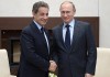 Встреча Путина и Саркози проходит в Стрельне
